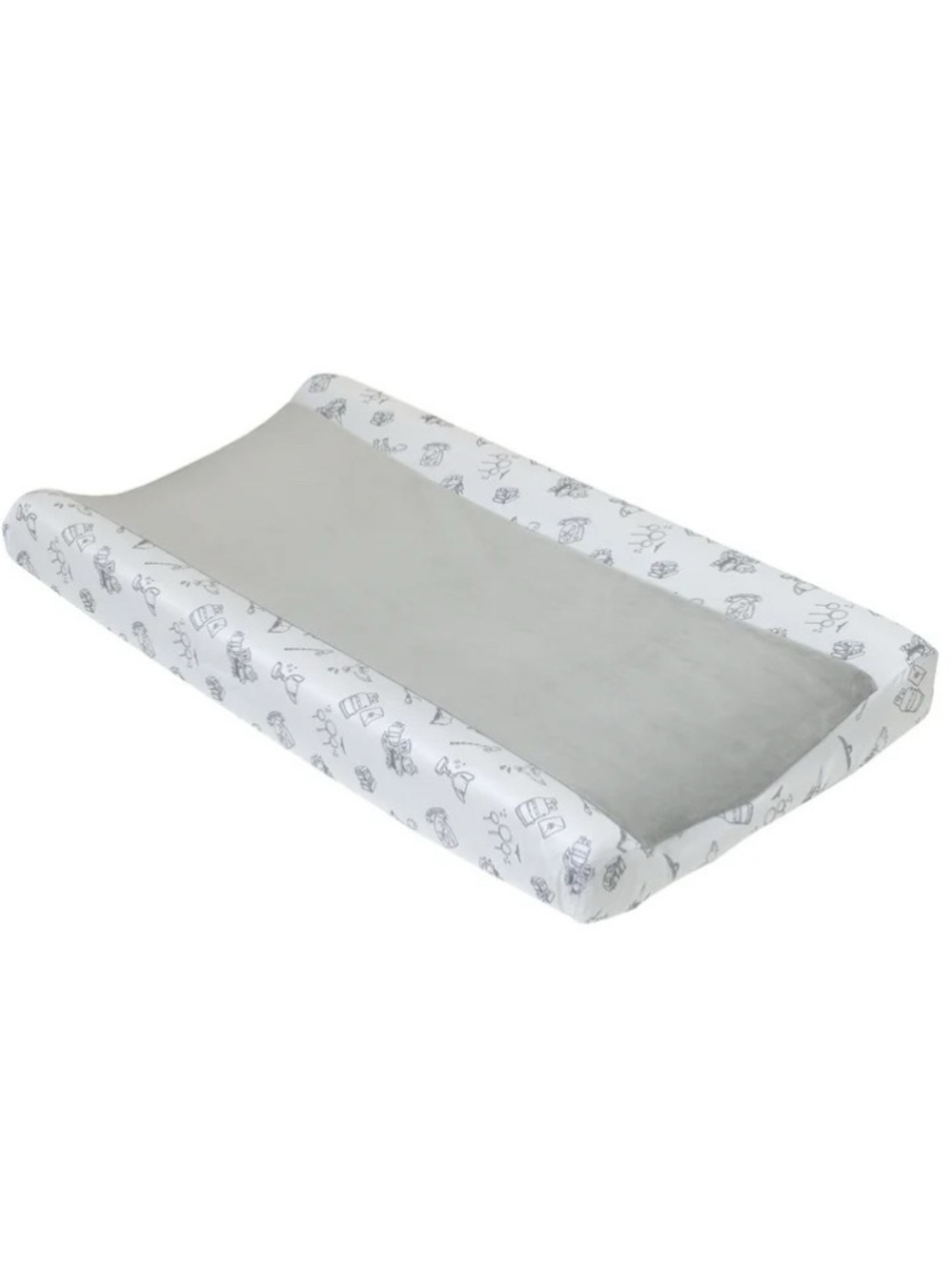 Warner Bros Harry Potter Magical Moments Changing Pad Cover Gray White
